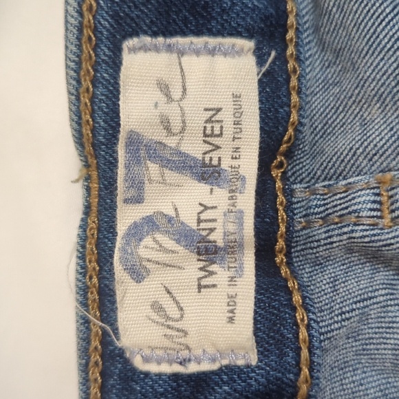 We The Free High Rise Skinny Jeans, Color Blue Size 27 - Picture 13 of 15